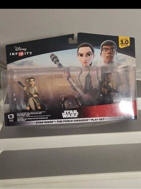 Star Wars Disney Infinity 3.0 Figures Rey And Finn New in Open Box